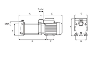 Pompe centrifuge multi-étages auto-amorçante <span class=keywords><strong>CMCP</strong></span> - Product Image 3