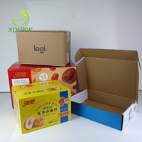 Boîtes d'emballage de boîte en carton pour emballage de chargement de marchandises de petite entreprise boîte en carton principal de taille personnalisée