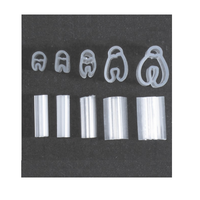 Marqueur de câble en PVC souple et rigide blanc de haute qualité à clipser, avec bande de marquage intégrée, connexion rapide, certifié RoHS pour l'électricité