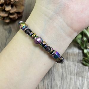 Pulsera de Piedra Natural con Cuentas de Cristal de Colores, Joyería Bendecida, Precio Competitivo B2B, Soporte de Auditoría de Fábrica - Product Image 1