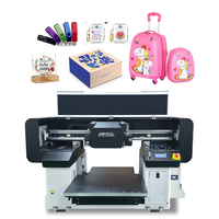 Máquina de Impresión UV Plana Jucolor A2 para Tarjetas de Identificación, Acrílico, Madera, Plástico, Metal, Vidrio, Tablero MDF