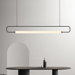 Lampu gantung kristal Nordik gaya Modern, lampu gantung ruang makan dalam ruangan, dekorasi rumah, instalasi AC langit-langit - Product Image 2