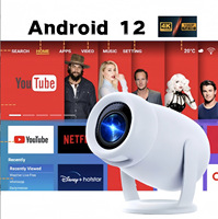 Nouveau projecteur Portable Y400 4K HD Android Smart indépendant WiFi sans fil Mini DLP LCD lampe 720p-1080p batterie de projecteur éducatif
