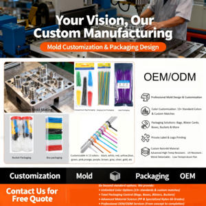 2.5 נודו * 100 מ "מ 100 מחשבים מתכת מזוהה קשר חוט כבל מזון לתעשיית המזון והתרופות - Product Image 4