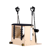 Chef Stable Eco Poignées Ressorts Bois Yoga Pilates Gym Wunda Chaise Érable Pilates Chaise