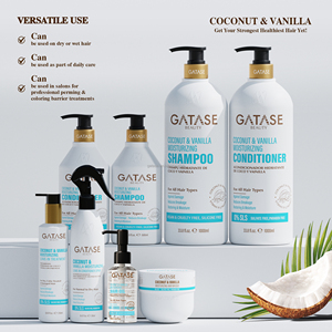 Set <span class=keywords><strong>de</strong></span> Reparación y Crecimiento Capilar con <span class=keywords><strong>Aceite</strong></span> <span class=keywords><strong>de</strong></span> <span class=keywords><strong>Coco</strong></span> Infusionado con Aminoácidos Veganos y Queratina - Sin Sulfatos, Orgánico, Sin Silicona, para Todo Tipo <span class=keywords><strong>de</strong></span> Cabello - Product Image 6