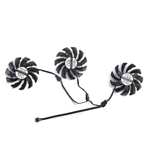 3 ventiladores a estrenar 78MM 4PIN PLD08010S12HH RTX3060 GPU ventilador para Gigabyte GeForce RTX 3060 <span class=keywords><strong>3070</strong></span> Gaming RTX 3060Ti 3070Ti <span class=keywords><strong>Ti</strong></span> <span class=keywords><strong>Eagle</strong></span> - Product Image 3