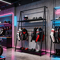 Présentoirs de Magasin de Vêtements : Supports de Présentation, Accessoires d'Affichage, Cadres Métalliques pour T-shirts, Portants à Vêtements
