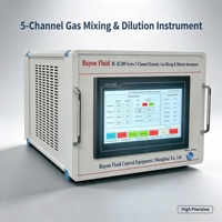 Calibrador de Gas Dinámico de Alta Precisión Bayou-Lok, Máquina de Detección de Gas Multicanal, Mezclador Multicomponente, IP55