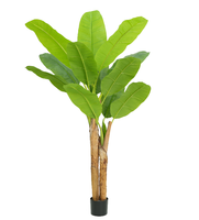 Arbre bananier artificiel en PVC en pot pour l'aménagement intérieur de la maison et des hôtels - Décoration écologique