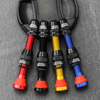 Katup Schrader Sepeda MUQZI 60mm 40mm Katup Ban Tubeless A/V CNC untuk Sepeda MTB dan Road Bike