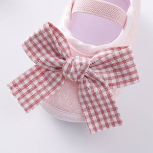 Produsen Grosir Sepatu Bayi Perempuan 0-10 Bulan, Sepatu Bayi Perempuan dengan Ikat Elastis, Sepatu Putri Berpita, Sepatu Bayi Baru Lahir - Product Image 6