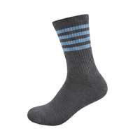 Chaussettes décontractées pour hommes en gros, avec logo personnalisé, chaussettes de sport confortables en coton doux de haute qualité pour hommes