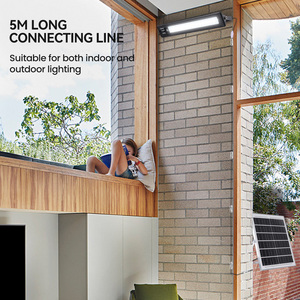 Nueva Lámpara de <span class=keywords><strong>Pared</strong></span> LED para Exteriores de 10W, Aluminio, IP68, Impermeable, Control Remoto <span class=keywords><strong>Solar</strong></span>, Regulable, con Haz de Luz Variable, para Jardín y Patio - Product Image 6