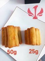 Rollos de Primavera de verduras Halal congeladas de primera calidad, aperitivos veganos crujientes a granel para embalaje de bolsas de restaurantes