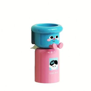 2025 New Arrival Cute Magnetic <b>Toothbrush</b> <b>Holder</b> Home Use Plastic <b>Toothbrush</b> Cup Wall-mounted Toothpaste <b>Holder</b> - Product Image 5