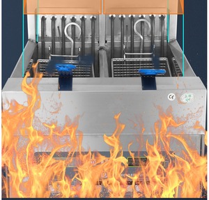 STRONG 28L Gas Stainless Steel Commercial Automatic <b>Fryer</b> <b>Machine</b> Large Capacity Single Cylinder <b>Fryer</b> for French Fries Chicken - Product Image 6