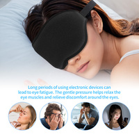 Masque oculaire lesté en bambou et lyocell avec perles de verre 3D personnalisées pour un toucher rafraîchissant et une pression douce, idéal pour dormir