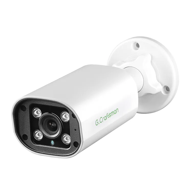 GX-PBFI-M4G 4MP Caméra IP de vidéosurveillance POE de haute qualité avec détection audio du visage humain Vision nocturne pour une utilisation intérieure étanche en extérieur