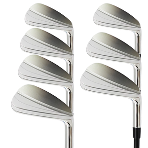 Hierros <span class=keywords><strong>de</strong></span> <span class=keywords><strong>Golf</strong></span> forjados personalizados estándar USGA 2025, fresados CNC para diestros, todas las cuchillas con espalda muscular y agarre <span class=keywords><strong>de</strong></span> goma - Product Image 1