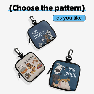 Sac de dressage pour chien personnalisé avec impression, crochet et fermeture éclair, ensemble d'entraînement pour chiot, sac de promenade pour chien, accessoires de dressage pour chien - Product Image 3