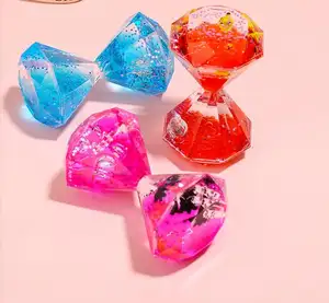 Paillettes diamant dessin animé flottant <span class=keywords><strong>gouttelettes</strong></span> d'huile flash boule <span class=keywords><strong>sablier</strong></span> ameublement décompression déversement d'huile jouets pour enfants - Product Image 1