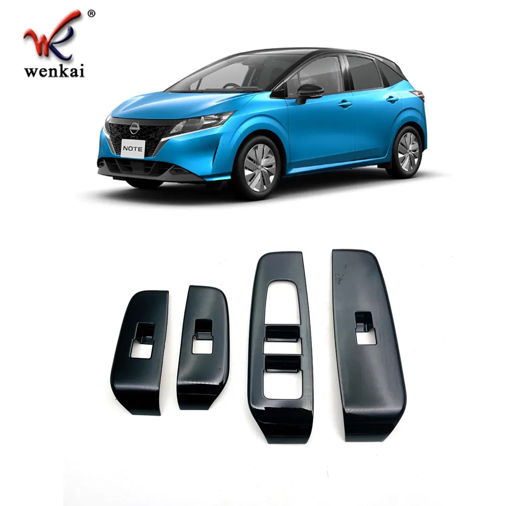 Aksesori Interior Mobil Tombol Sakelar Jendela Penutup Panel Trim untuk Nissan Note E13 2021 2022