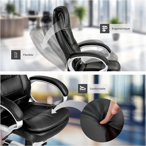 Chaise de bureau contemporaine et élégante, chaise de gaming pivotante pour ordinateur à domicile, offrant un confort pur, pour adultes, avec service client. - Product Image 5