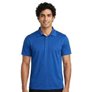 Camiseta Polo Deportiva de Secado Rápido 2024, 100% Poliéster Transpirable, Logotipo Personalizado Bordado, para Golf, Polo Suave para Hombre - Product Image 1