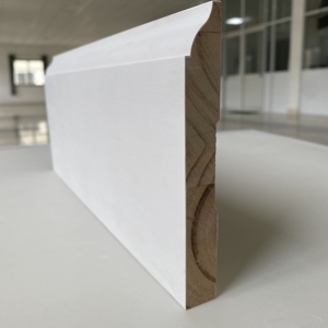 Rodapié de Estilo Colonial Moderno y Ecológico, Molduras de Rodapié con Base Imprimada Blanca - Product Image 3