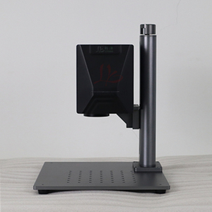 Mesin penanda Laser serat warna-warni 20W, pisau ukir baja kontrol Ponsel/komputer 110x110mm dengan sumbu putar opsional - Product Image 1