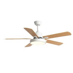 52 inch living room <b>ceiling</b> <b>fan</b> with <b>light</b> modern wooden 5-plade decorative <b>LED</b> <b>light</b> remote control DC <b>ceiling</b> <b>fan</b> <b>light</b> - Product Image 1