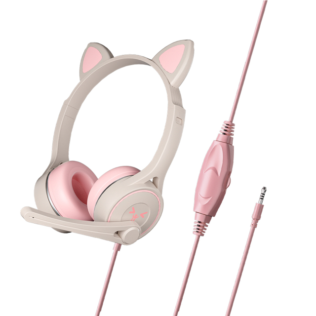 JL Chipset Wired Over-Ear Stereo Gaming Headset with Mic for Computer Mobile & Live Streaming Use for Travel
