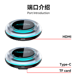 FCL <span class=keywords><strong>en</strong></span> stock QY T11D 8GB+128GB GPS Reproductor de video YouTube <span class=keywords><strong>Netflix</strong></span> Tiktok Android 13 CarPlay AI Box - Product Image 5