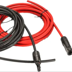 Zonnepaneel Verlengkabel Draad Connector Met Mc 4 Connector 4mm2 Solar Pv Kabel Voor Zonnestelsel