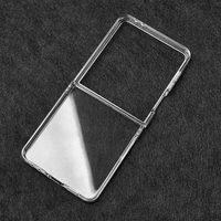 Coque de téléphone transparente pour Galaxy Z Flip 8 7 6, coque de téléphone mobile transparente pliable pour Samsung Z Flip7 Flip8