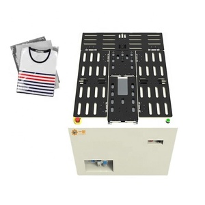 Industrial <strong>Automatic</strong> <strong>t</strong> <strong>Shirt</strong> <strong>T</strong>-<strong>shirt</strong> Clothes Folding <strong>Folder</strong> and Packing Machine - Product Image 1