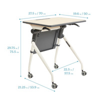 Meubles scolaires, table d'étude pliable pour enfants, bureau d'apprentissage pour enfants, bureau de classe