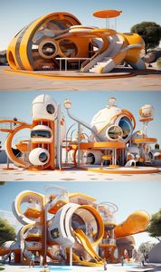 Parque de juegos de madera modular versátil para niños en crecimiento para patios traseros, parques escolares - Product Image 4