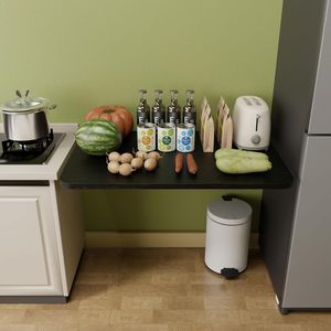 <span class=keywords><strong>Table</strong></span> à manger pliante <span class=keywords><strong>murale</strong></span> BSCI-FSC OEM, bureau flottant avec supports en fer robustes pour buanderie, bureau, salle d'étude - Product Image 1