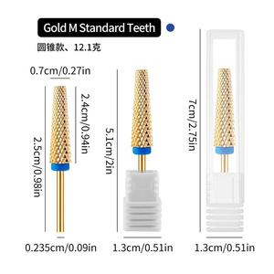 24mm dài vonfram thép móng tay khoan <span class=keywords><strong>bit</strong></span> vàng bền phay Cutter Carbide f M <span class=keywords><strong>C</strong></span> XC Kích thướ<span class=keywords><strong>c</strong></span> làm móng tay phụ kiện <span class=keywords><strong>c</strong></span>ông <span class=keywords><strong>c</strong></span>ụ Nguồn cung <span class=keywords><strong>c</strong></span>ấp - Product Image 4