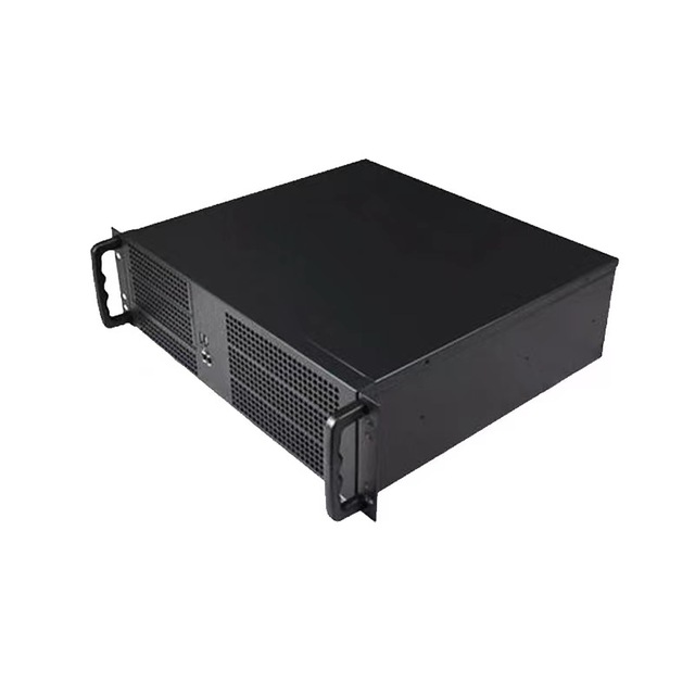 Oem Custom YUCHI Aluminium Enclosure Sandblasted Brushed Desktop 19 Inch 1U-4U Rackmount Chassis Case for Server Custom Color