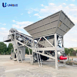 Vollautomatische, günstige, kleine, tragbare Betonmischanlage aus China mit 25 m³/h Kapazität, mobile Fertigbeton-Mischanlage - Product Image 3