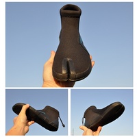 Bottes de plongée en néoprène de 2 mm, chaussures à bout fendu pour la plongée, chaussures aquatiques antidérapantes pour la pêche et le surf, W241