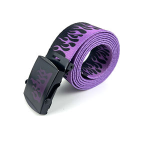 LOGOTIPO personalizado das mulheres dos homens cinto trançado elástico fivela plástica estiramento Webbing tecido cinto ao ar livre cinto de esportes - Product Image 5