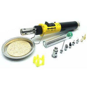 Ensemble de <span class=keywords><strong>fer</strong></span> à <span class=keywords><strong>souder</strong></span> au <span class=keywords><strong>butane</strong></span> Outil de soudage sans fil à flamme réglable à auto-allumage <span class=keywords><strong>Fer</strong></span> à <span class=keywords><strong>souder</strong></span> à gaz portable pour la réparation électrique - Product Image 3
