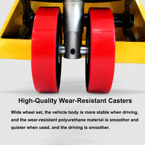 Sığır baskı dükkanları tarafından basılan perakende sığır için 685mm çatal genişliği bir silindir palet taşıyıcı ile yeni manuel 2T hidrolik kamyon - Product Image 4