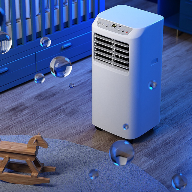 2 Speed Smart Inverter air Conditioner Fan 7000btu Portable air Conditioners Cool up to 100 Sq.ft 1.5hp Portable air Conditioner