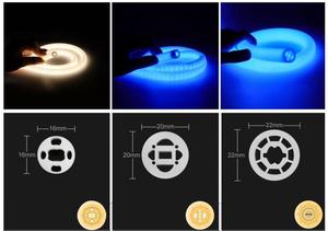 Strip lampu <span class=keywords><strong>Neon</strong></span> fleksibel <span class=keywords><strong>LED</strong></span> <span class=keywords><strong>360</strong></span>, Strip lampu <span class=keywords><strong>Neon</strong></span> 22/25/30/40mm fleksibel tabung <span class=keywords><strong>Neon</strong></span> 24V/12V/5V DC silikon bulat <span class=keywords><strong>LED</strong></span>
