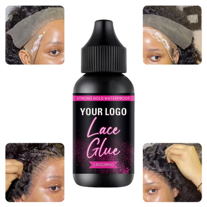 Kit adhésif pour dentelle résistant à la transpiration avec logo personnalisé pour un usage quotidien et des fêtes, <span class=keywords><strong>colle</strong></span> pour perruque en dentelle frontale à tenue forte et imperméable, et ensemble de dissolvant - Product Image 3
